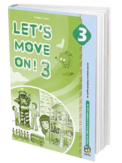 Engleski jezik 3 Radna sveska – Radna sveska iz engleskog jezika „Let's Move On!“ za treći razred