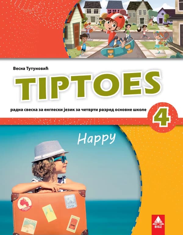 Engleski jezik 4 Radna sveska – Radna sveska iz engleskog jezika „Tiptoes 4“ za četvrti razred