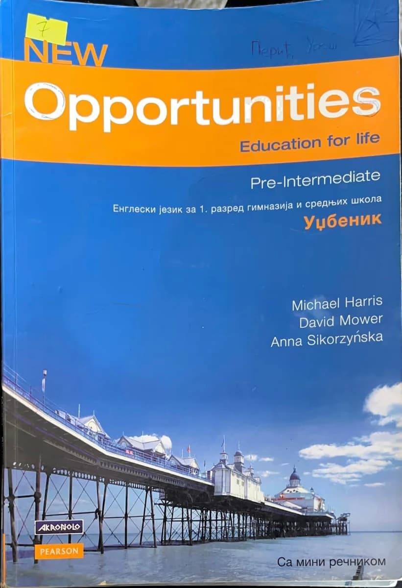 Engleski jezik New Opportunities Pre-Intermediate Student's Book