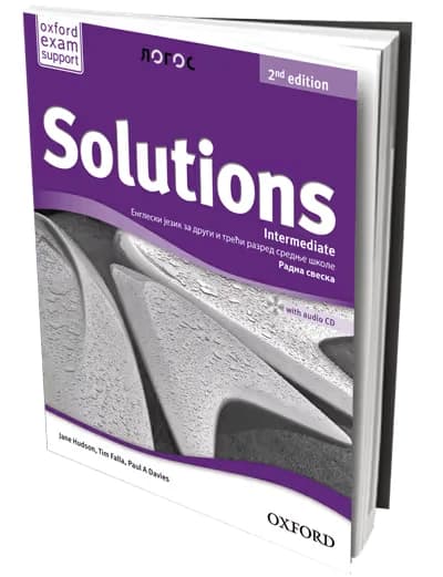 Engleski jezik 2-3 Radna sveska – Radna sveska iz engleskog jezika „Solutions 2nd Edition Intermediate“ za drugi i treći razred