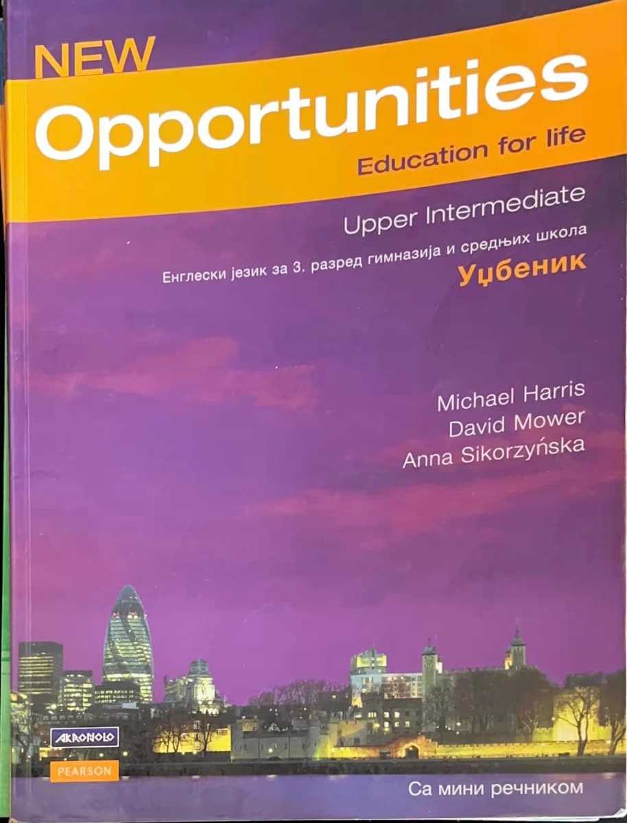 Engleski jezik New Opportunities Upper Intermediate Student's Book